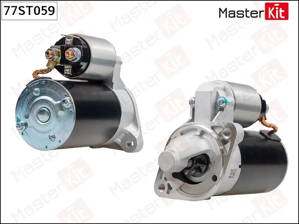 77ST059 Стартер\ HYUNDAI ACCENT/GETZ (0.9kw) (AT) (Master KIT). Артикул 77st059