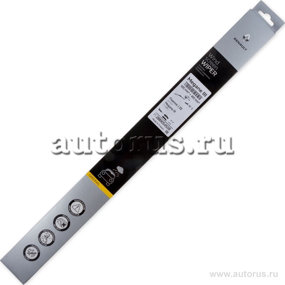 Щетки стеклоочистителя (дворники) Renault. Артикул 288905450R