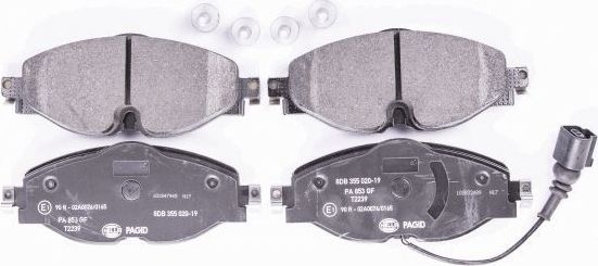 Тормозные колодки Hella. Артикул 8DB 355 020-191