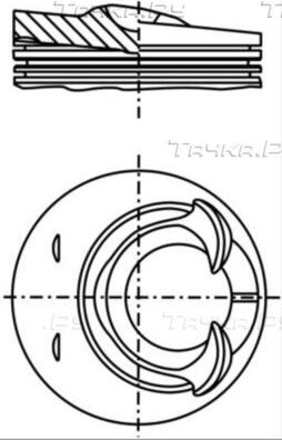 Поршень Mahle для Volkswagen Touareg I 2005-2010. Артикул 028 25 01
