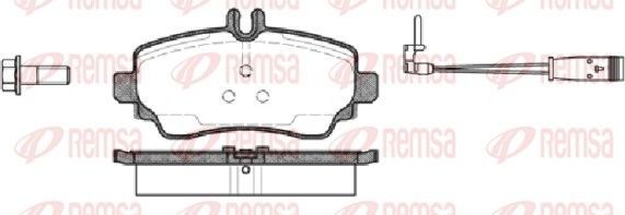 Тормозные колодки Remsa. Артикул 0650.22