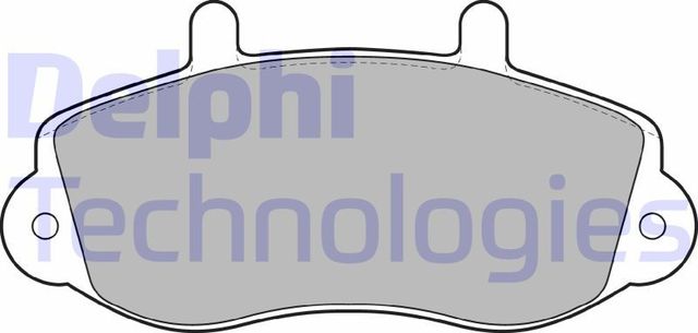 Тормозные колодки Delphi (Low-Metallic). Артикул LP1406