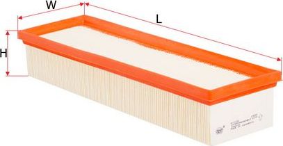 Воздушный фильтр Sakura. Артикул A-2102