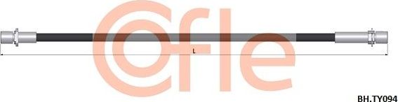 Тормозной шланг Cofle. Артикул 92.BH.TY094