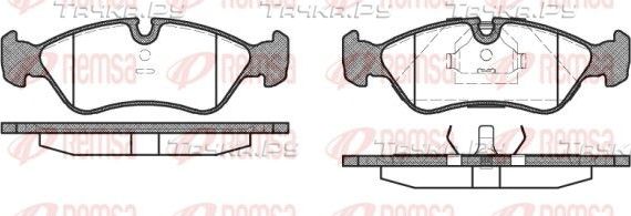 Тормозные колодки Remsa передние для Opel Vectra A 1988-1995. Артикул 0286.10