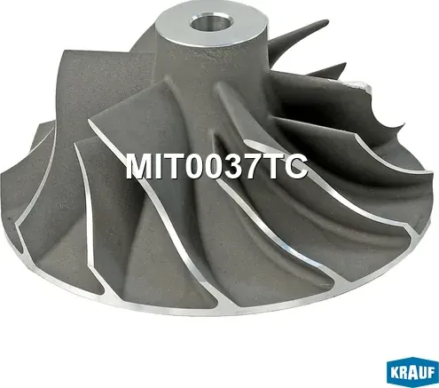 Крыльчатка турбокомпрессора Krauf. Артикул MIT0037TC