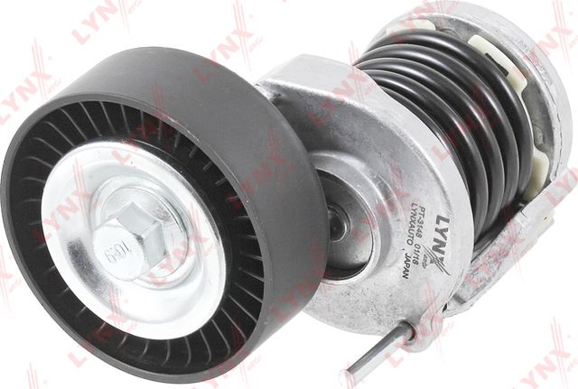 Натяжной ролик (натяжитель) приводного клинового зубчатого ремня LYNXauto. Артикул PT-3148