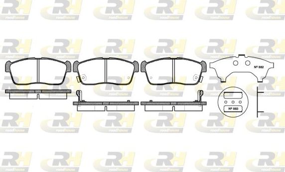 Тормозные колодки RoadHouse. Артикул 2724.02