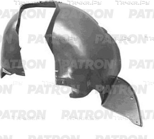 Подкрылок Patron передний левый для Volkswagen Multivan T5 2003-2015. Артикул P72-2102AL