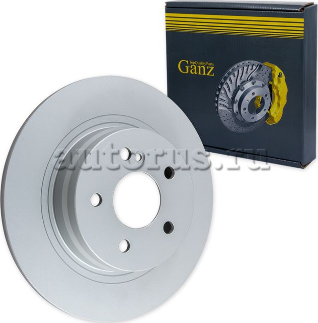 Диск тормозной задний с покрытием MB W204 1.63.0L+2.2CDI all 07-> GANZ GIJ06188. Артикул GIJ06188