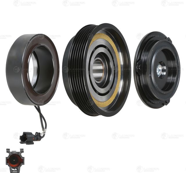 Муфта компрессора кондиционера Luzar для Hyundai Elantra III (XD) 2001-2006. Артикул LMAC 0802