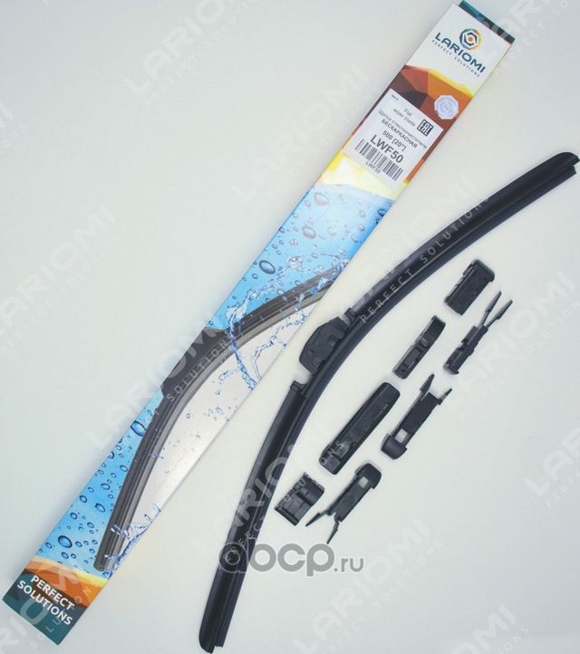 ЩЕТКА СТЕКЛООЧИСТИТЕЛЯ БЕСКАРКАСНАЯ 500 ММ 1 ШТ (Lariomi). Артикул LWF50