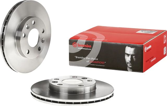 Тормозной диск Brembo передний для Nissan Terrano III (D10) 2014-2026. Артикул 09.B463.10