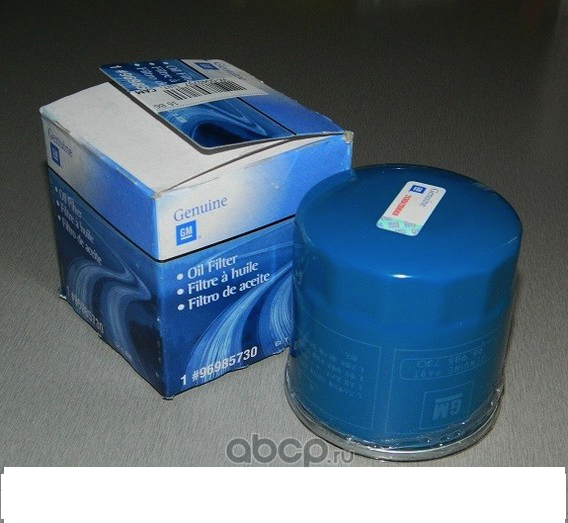 Фильтр моторного масла Acdelco. Артикул 96985730