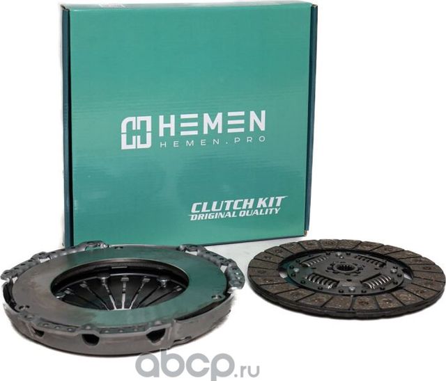 Комплект сцепления без выжимного подшипника Ford Focus II, Mondeo IV, C-Max 07 (Hemen). Артикул HCK017