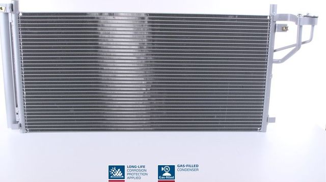 Радиатор кондиционера (конденсатор) Nissens (алюминий). Артикул 94804