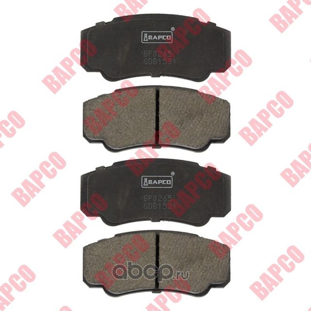 Колодки тормозные дисковые зад. FIAT DUCATO (230_) 94-02 PEUGEOT BOXE (Bapco) Bapco. Артикул BP0265