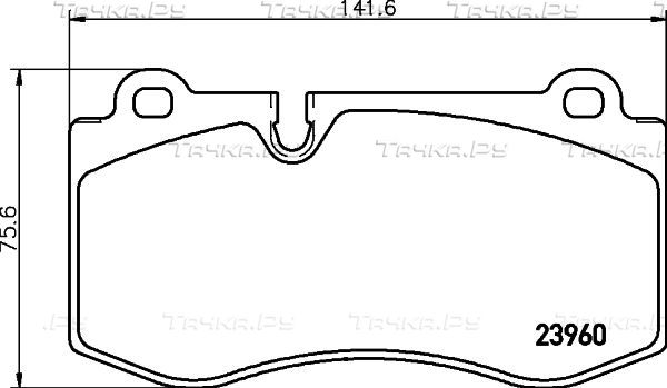 Тормозные колодки Mintex. Артикул MDB2821