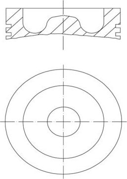 Поршень Mahle. Артикул 061 69 00