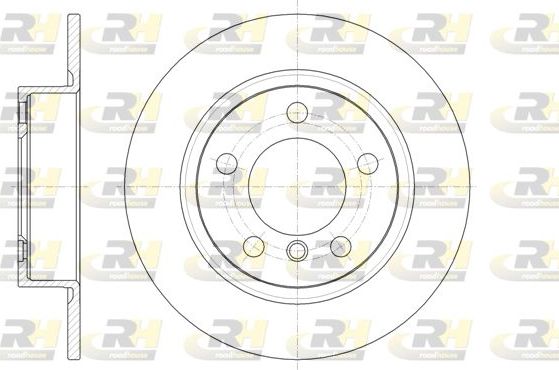 Тормозной диск RoadHouse задний для MINI Paceman R61 2012-2016. Артикул 61441.00