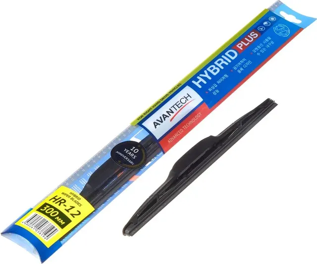 ЩЕТКА СТЕКЛООЧИСТИТЕЛЯ ГИБРИДНАЯ НА ПРАВЫЙ РУЛЬ A (Avantech). Артикул HR12