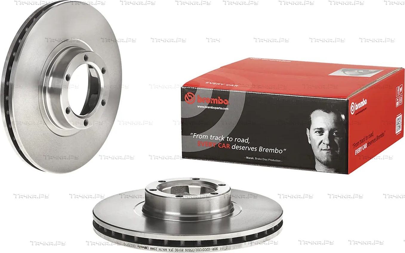 Тормозной диск Brembo PRIME LINE передний для Renault 30 1975-1984. Артикул 09.3357.10