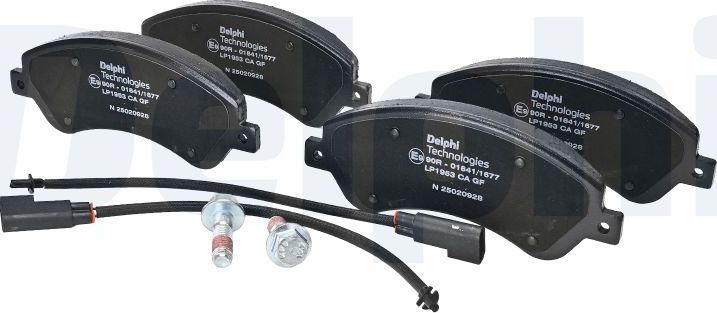 Тормозные колодки Delphi (Low-Metallic). Артикул LP1953