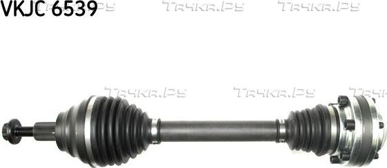 Полуось (привод в сборе, приводной вал) SKF (TPE (термопластичный эластомер)) передняя левая для Audi A3 III (8V) 2012-2026. Артикул VKJC 6539