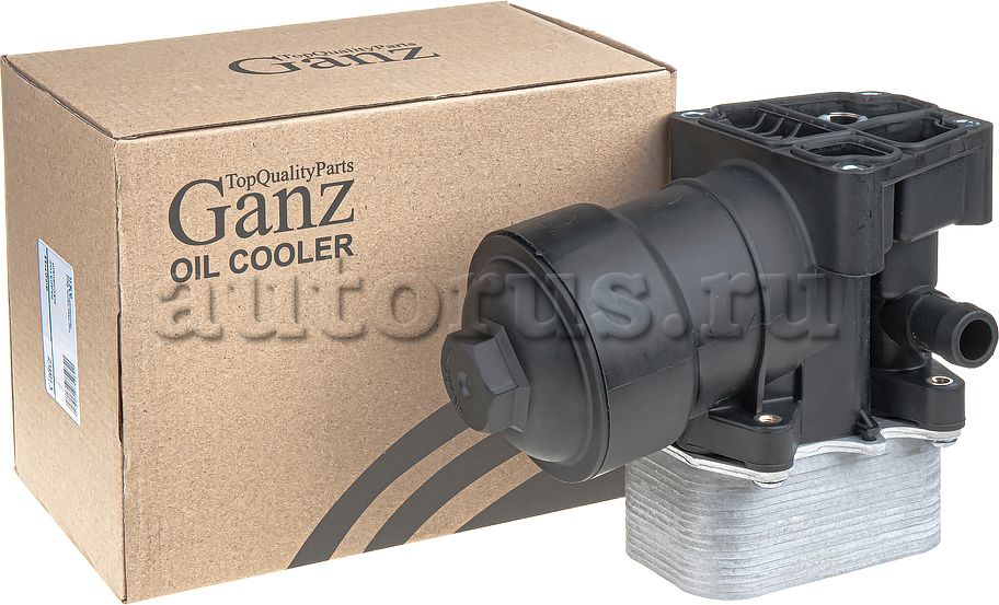 Радиатор масляный в сборе (масляный теплообменник ДВС) (Ganz). Артикул GIF07133