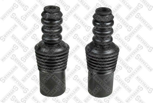 Комплект отбойников и пыльников амортизаторов (стоек) Stellox передний для Dacia Duster I 2010-2018. Артикул 11-27395-SX