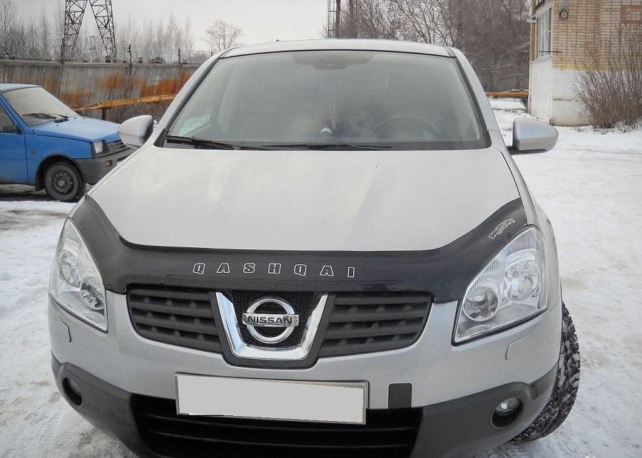 Дефлектор Vip-Tuning для капота Nissan Qashqai I 2007-2009. Артикул NS12