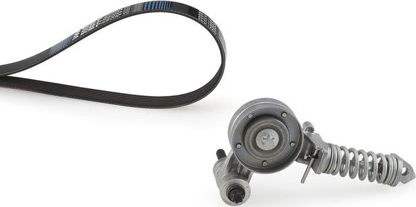 Приводной ремень поликлиновой с роликами (комплект) Gates Micro-V® для Opel Cascada 2013-2018. Артикул K025PK1205