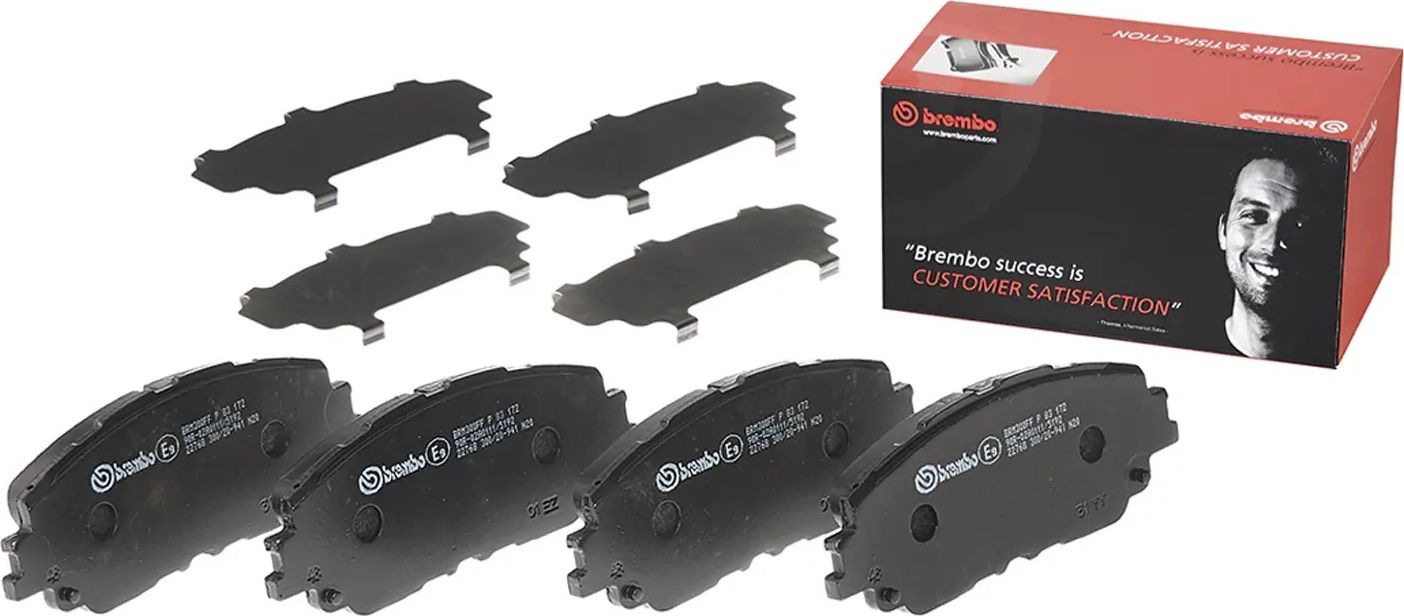 Тормозные колодки Brembo PRIME LINE. Артикул P 83 172