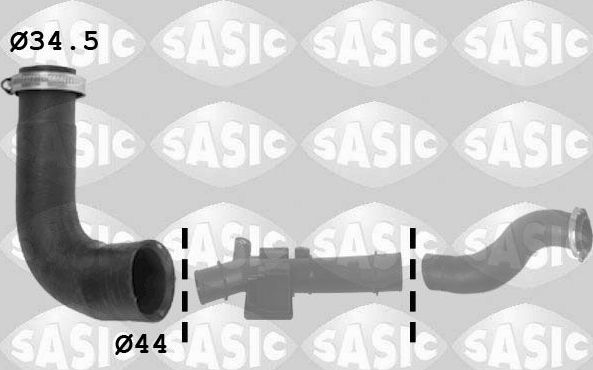 Патрубок интеркулера Sasic. Артикул 3334008