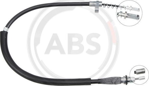 Трос ручника (тросик ручного тормоза) ABS задний левый для Chrysler 300C II 2011-2026. Артикул K18006