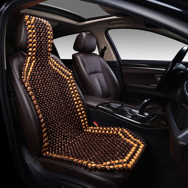 Накидка массажная PSV P2002 Big (большая) деревянные косточки (Коричневый). Артикул 132716