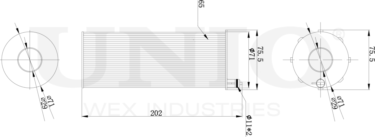 Фильтр масляный (Unio). Артикул FLT-20123