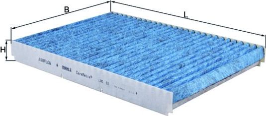 Салонный фильтр Mahle CareMetix®. Артикул LAO 63