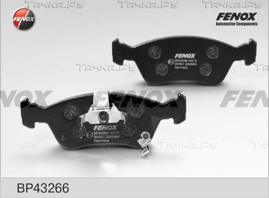 Тормозные колодки Fenox. Артикул BP43266
