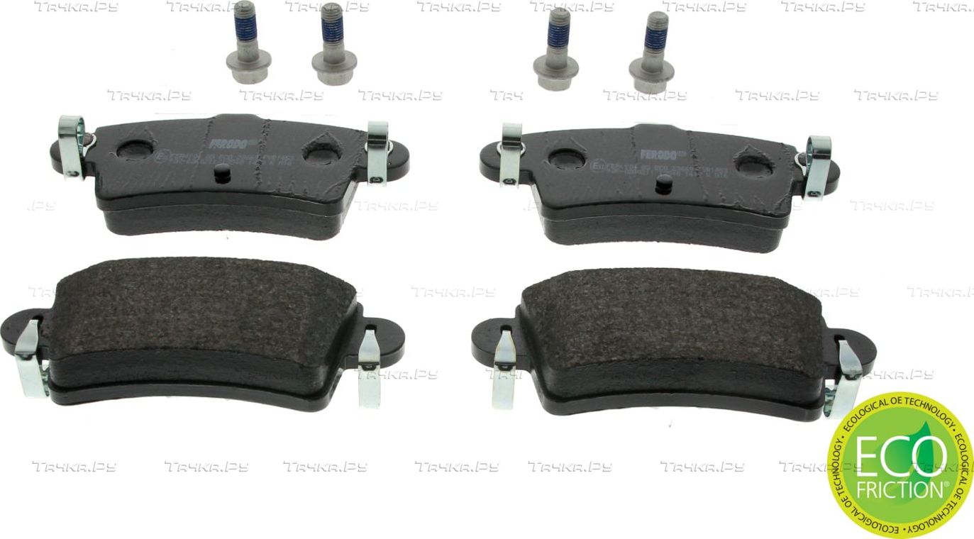 Тормозные колодки Ferodo Premier Eco Friction задние для Opel Movano II 1998-2010. Артикул FVR1453