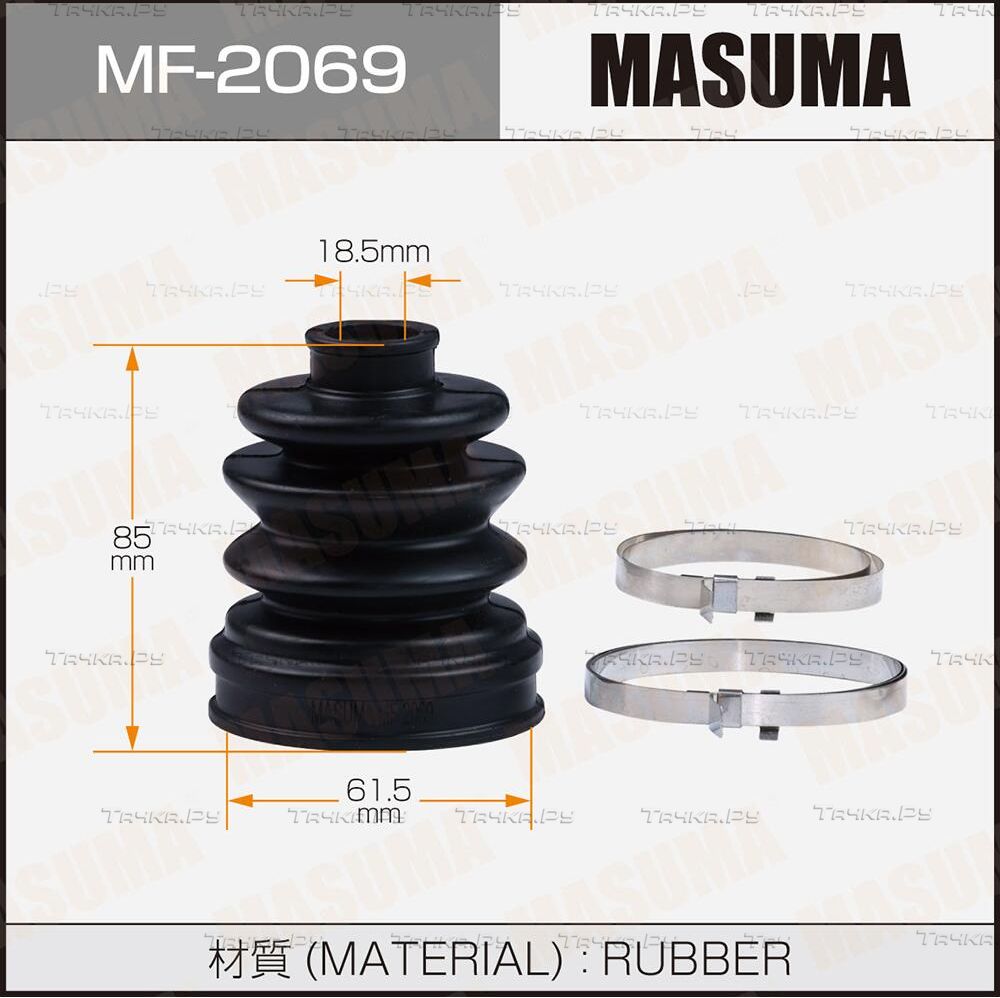 Пыльник ШРУСа внутренний Masuma передний/задний для Mitsubishi Mirage V 1995-2003. Артикул MF-2069