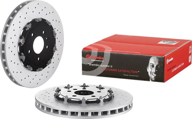 Тормозной диск Brembo Two-Piece Floating передний для Opel Astra H 2005-2014. Артикул 09.B781.13