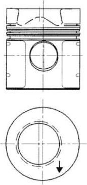 Поршень Kolbenschmidt для BMW 1 III (F40) 2011-2026. Артикул 41267600
