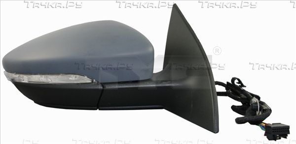 Зеркало боковое TYC правое для Volkswagen Jetta VI 2010-2019. Артикул 337-0231