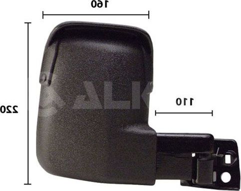 Зеркало боковое Alkar правое для Ford Transit IV 1991-1994. Артикул 9266961