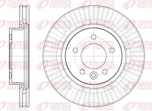 Тормозной диск Remsa. Артикул 6994.10