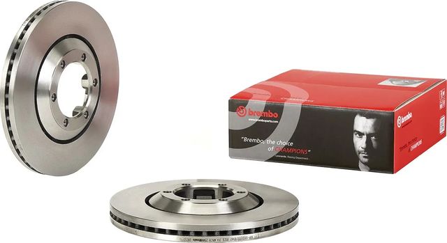 Тормозной диск Brembo PRIME LINE передний для Isuzu D-Max II 2017-2020. Артикул 09.E537.10