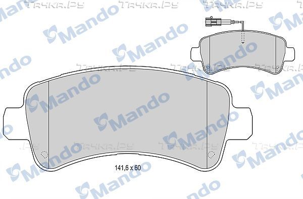 Тормозные колодки Mando. Артикул MBF015954