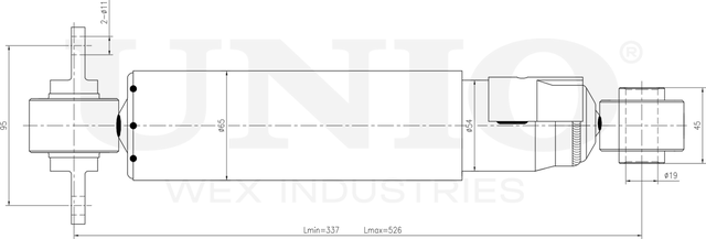 Амортизатор подвески (Unio). Артикул SAB-10785