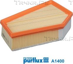 Воздушный фильтр Purflux для Volvo V50 I 2006-2012. Артикул A1400